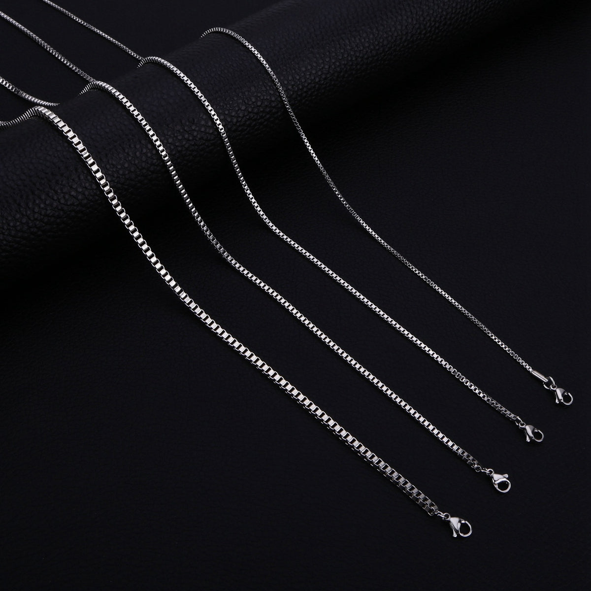 Catena acciaio maglie quadrate