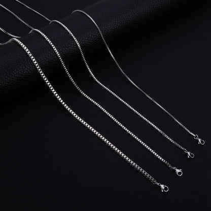 Catena acciaio maglie quadrate