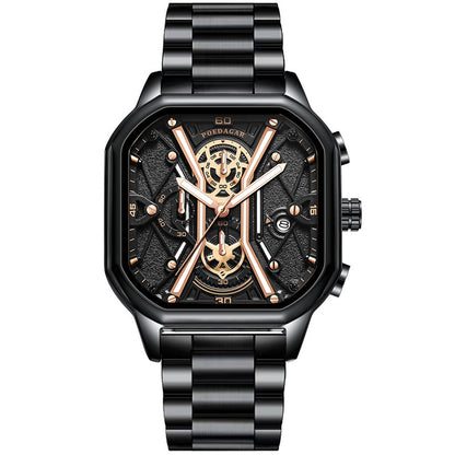 Orologio quarzo uomo luminescente