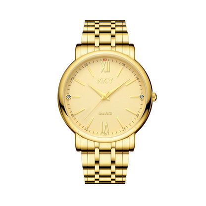 Orologio acciaio impermeabile quarzo rotondo