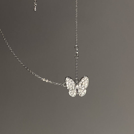 Collana Argento Occhio Farfalla