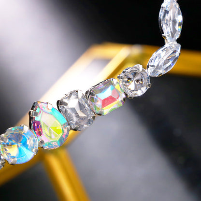 Occhiali con montatura strass