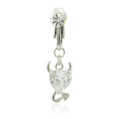 Anello Piercing Finto Cuore
