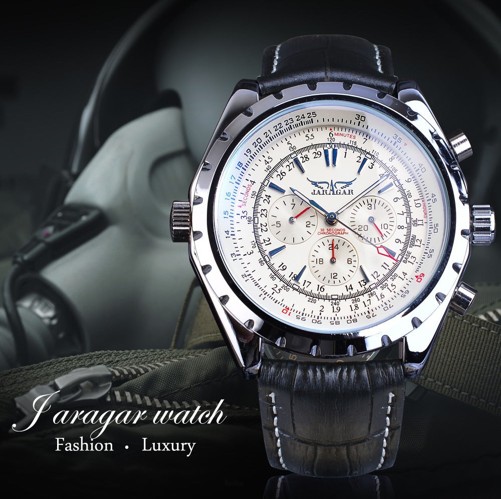 Orologio meccanico uomo multifunzione