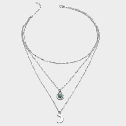 Collana luna turchese