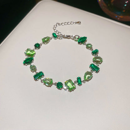 Braccialetto zirconi goccia