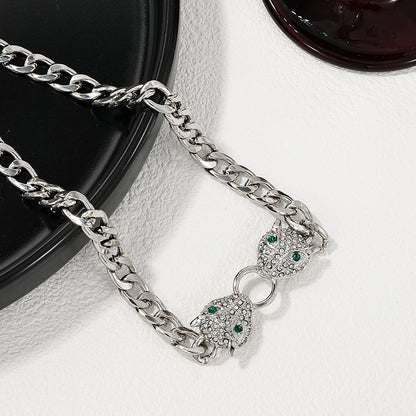 Collana leone smaltata