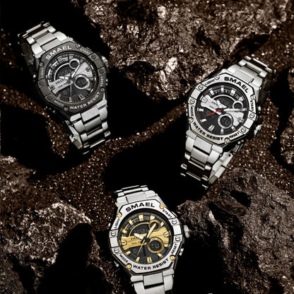 Orologio uomo doppio display