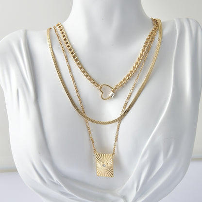 Collana a doppio cuore