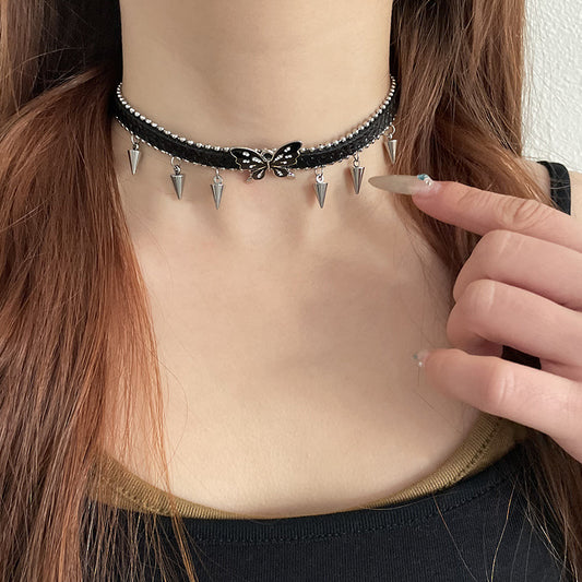 Collana farfalla rivetti