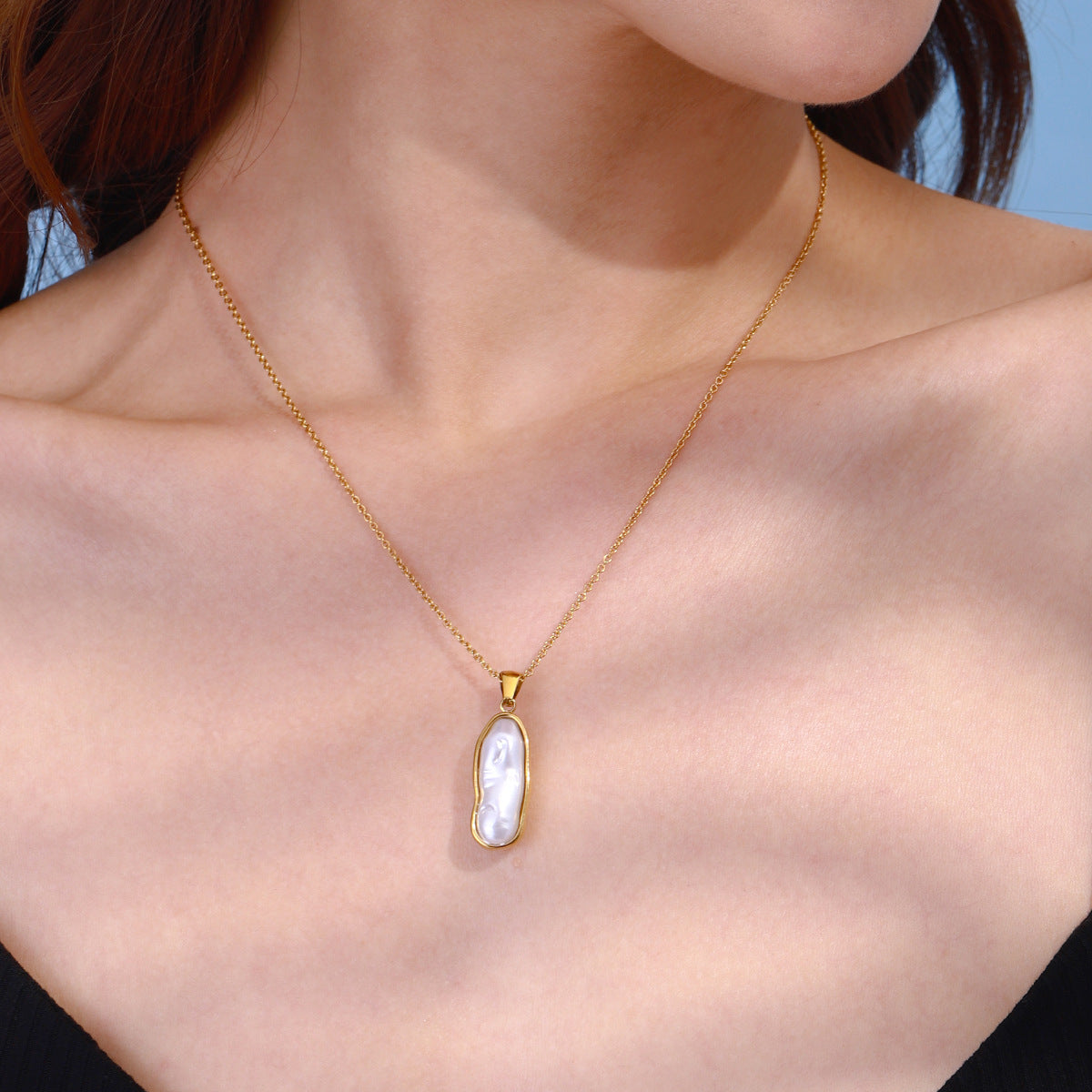 Collana di perle corta