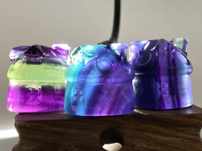 Figurina cristallo fluorite