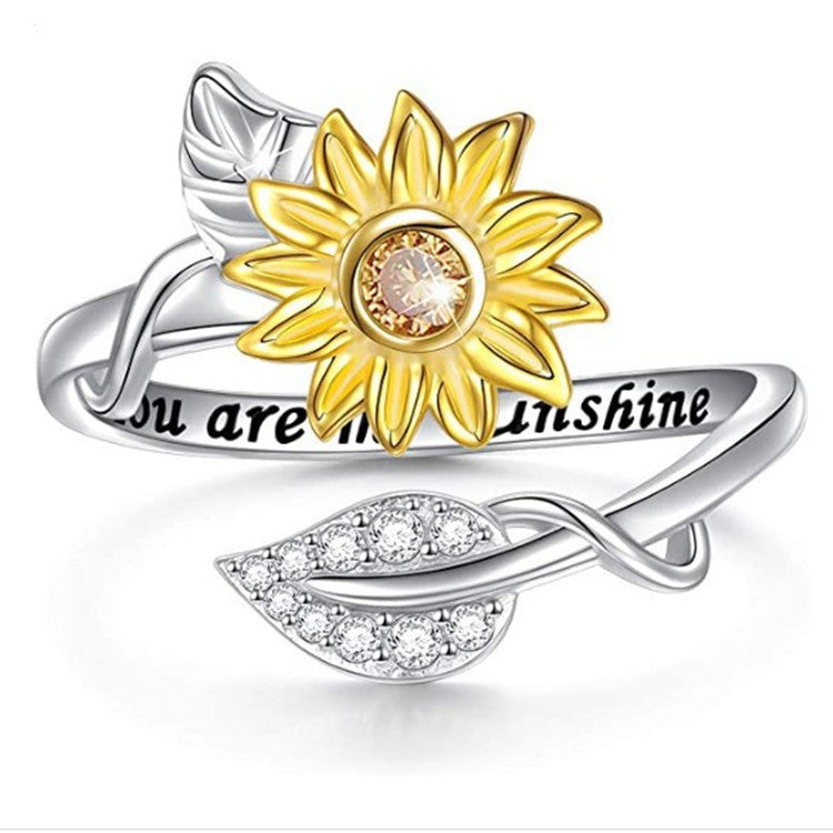 Ciondolo girasole e cuore