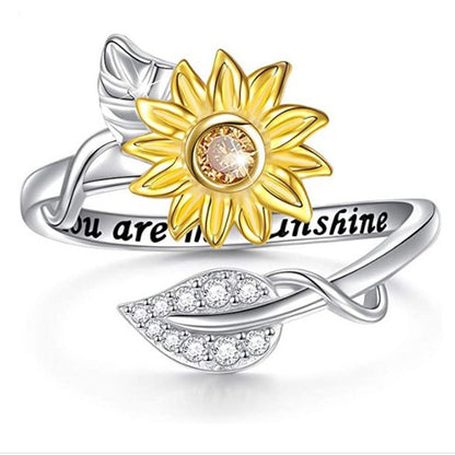 Ciondolo girasole e cuore