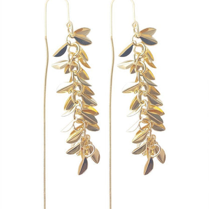 Collana nappa grano dorato