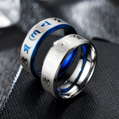 Anello Mantra Acciaio