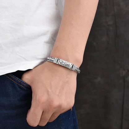 Bracciale drago intrecciato
