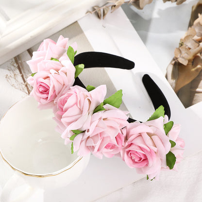 Corona rose sposa