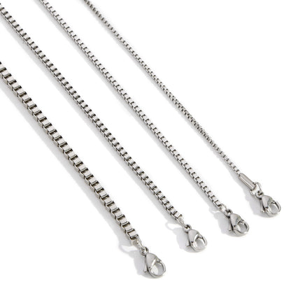 Catena acciaio maglie quadrate
