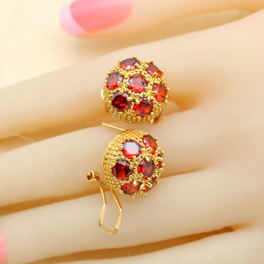 Set 4 gioielli zircone