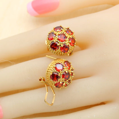 Set 4 gioielli zircone