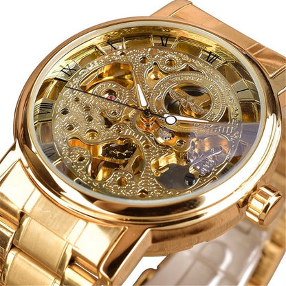 Orologio meccanico retrò numeri romani