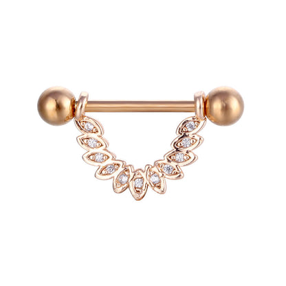 Anello zircone traforato