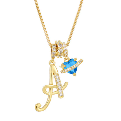 Collana lettere alfabeto da bambina
