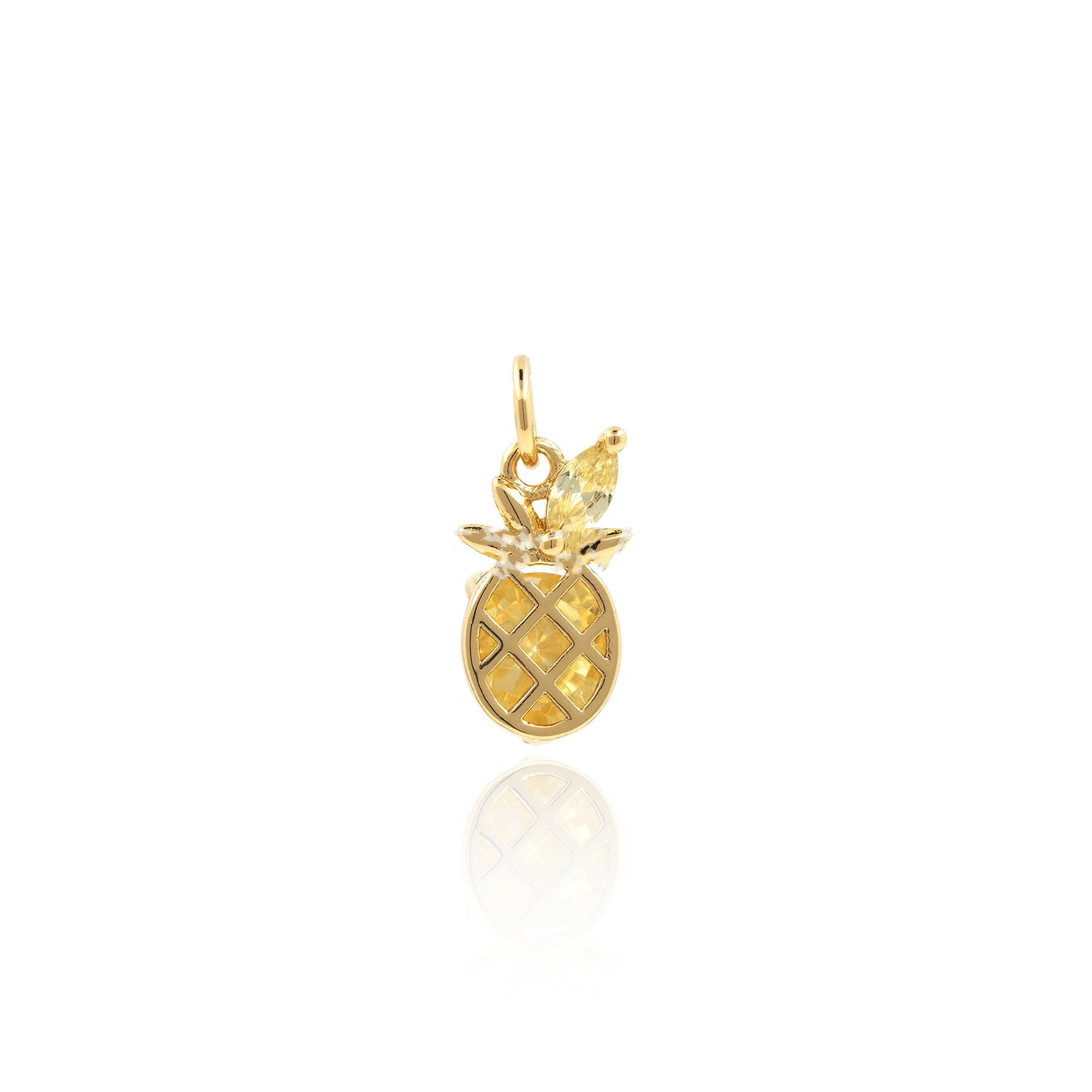 Braccialetto ananas zircone champagne