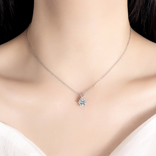 Collana ciondolo fiocco di neve