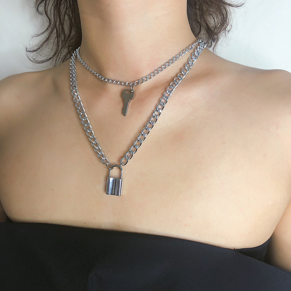 Collana Geometrica da donna con pendente versatile