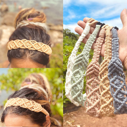 Fascia capelli cotone intrecciato