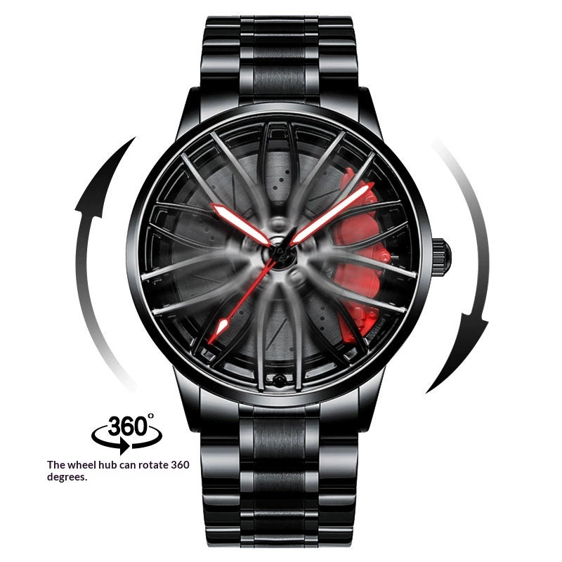 Orologio quarzo traforato da uomo
