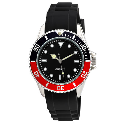 Orologio cinturino silicone luminescente