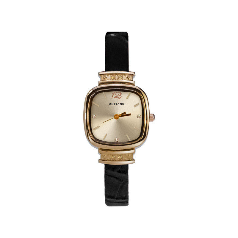 Orologio donna quadrato retrò minimalista
