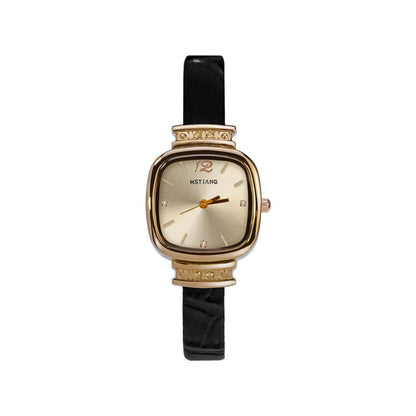 Orologio donna quadrato retrò minimalista