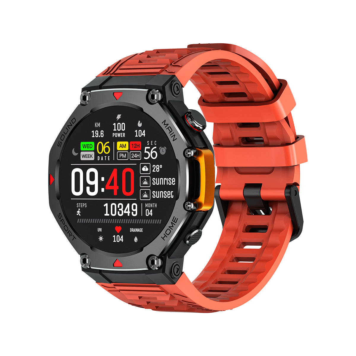Smartwatch sportivo impermeabile 5ATM