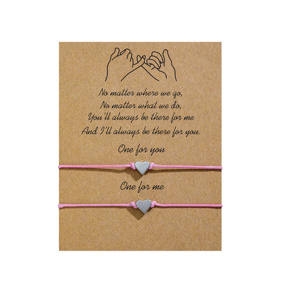 Bracciale doppio cuore