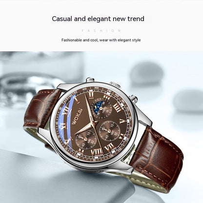 Orologio uomo pelle sport casual