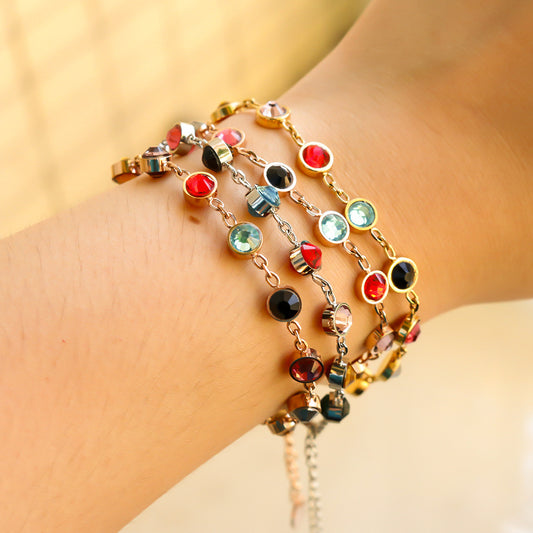 Bracciale Zodiaco Strass Vintage