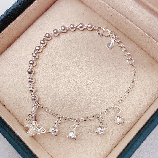 Bracciale campanellina e farfalla