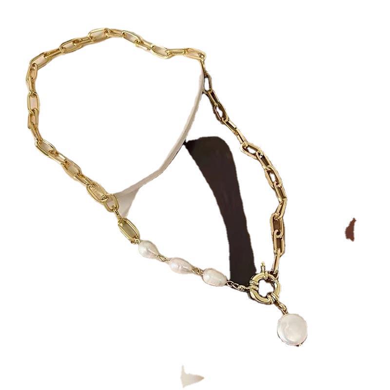 Collana perla barocca argento retrò