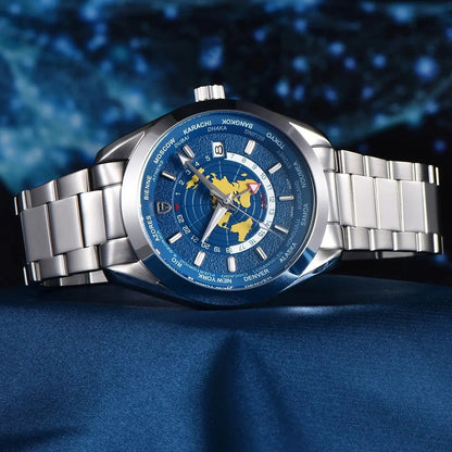 Orologio meccanico GMT