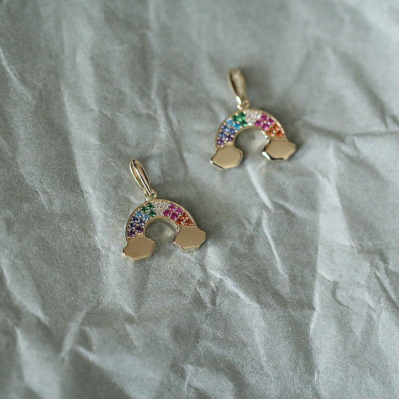 Ciondolo zircone arcobaleno