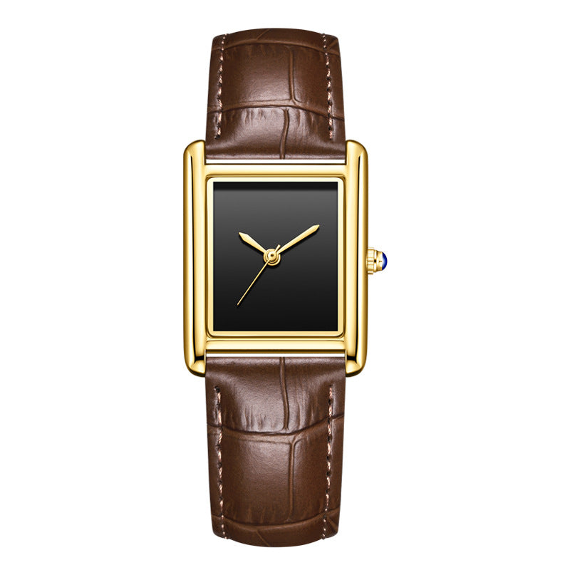 Orologio in pelle impermeabile di coppia