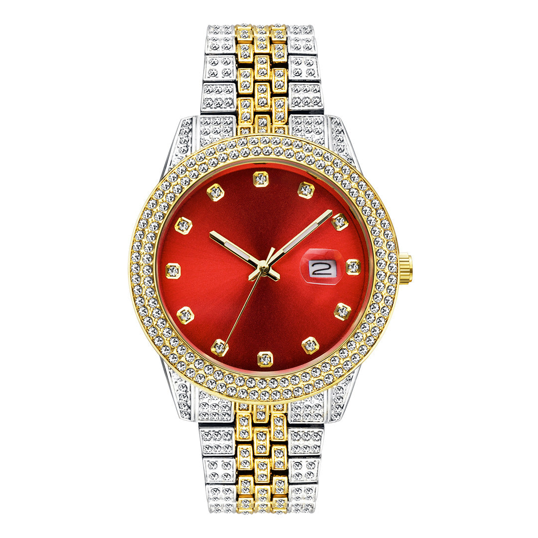 Orologio con cristalli luminescenti