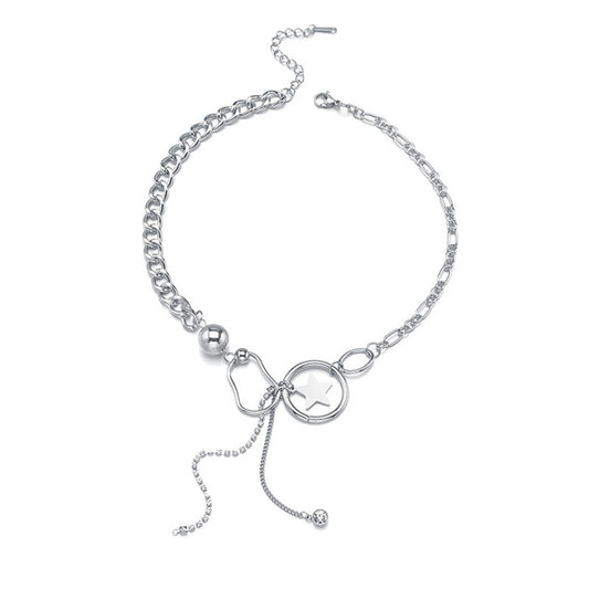 Collana stella in titanio