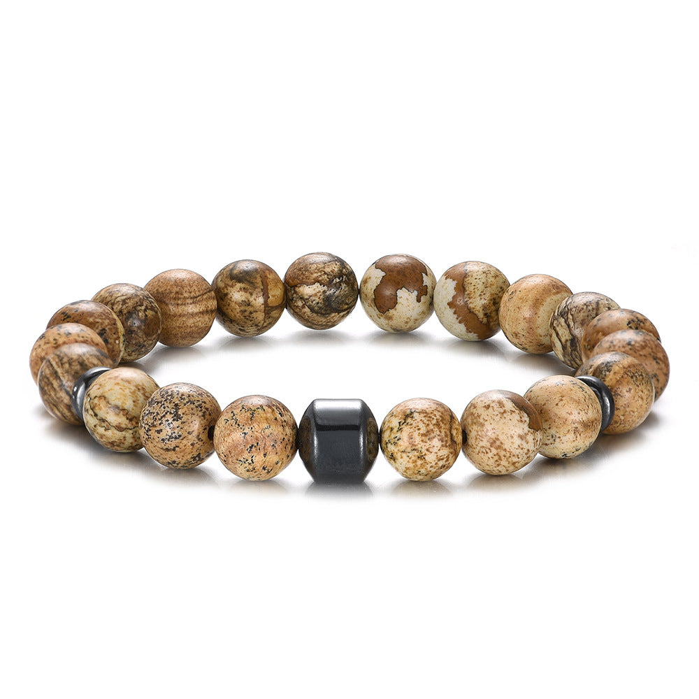 Bracciale occhio di tigre elastico