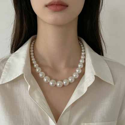 Collana Francese Perle Finte
