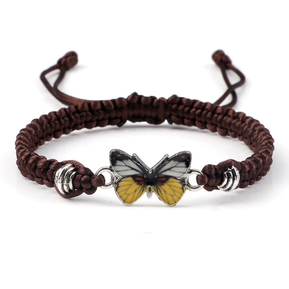 Bracciale Intrecciato Farfalla